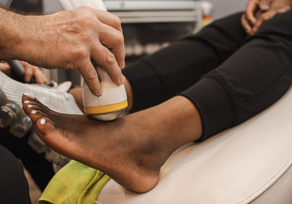 SoftWave Therapy for High Ankle Sprains